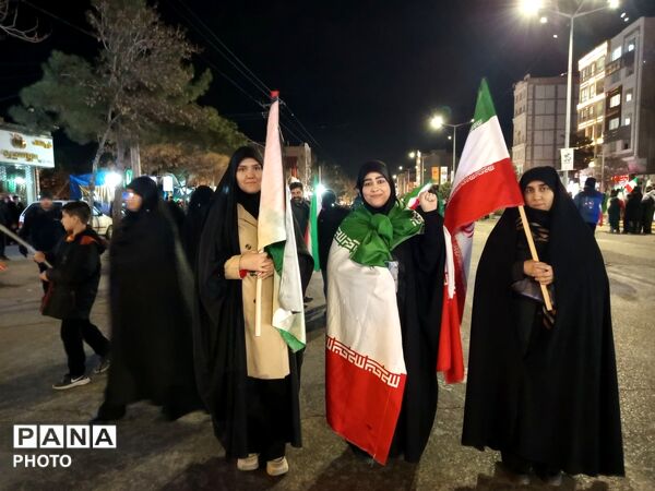 چهارشنبه سوری متفاوت در بلوار فضل نیشابور 