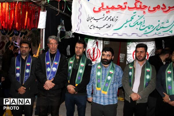 مراسم سازمان دانش‌آموزی فاروج به یاد دانش‌آموزان شهید میناب