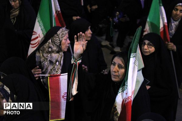 نود و نهمین شب از اجتماعات مردمی نیشابور 