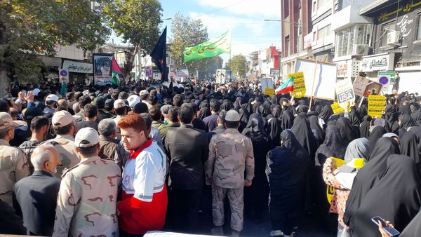 مراسم راهپیمایی ۱۳ آبان‌ ماه سال ۱۴۰۳ در شهرستان قائمشهر