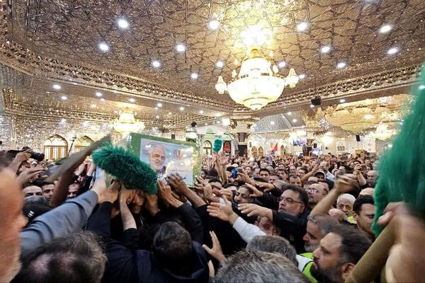 بدرقه یاران انقلاب در حرم حضرت عبدالعظیم (ع) شهرری