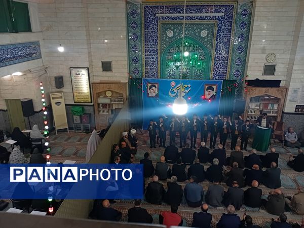 حماسه ۹ دی در مسجد حضرت قائم اسلامشهر 