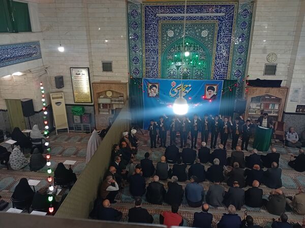 حماسه ۹ دی در مسجد حضرت قائم اسلامشهر 
