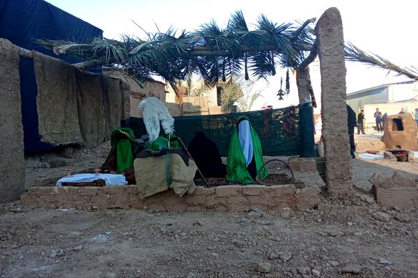 اجرای تعزیه شهادت حضرت زهرا (س) در روستای ظفرآباد شیراز