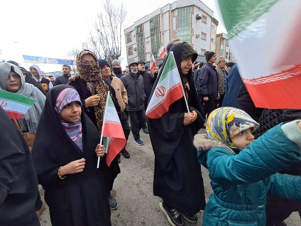 حماسه دهه نودی‌ها در راهپیمایی ۲۲ بهمن قائمشهر