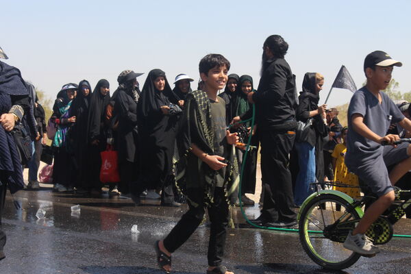 برپایی  موکب سازمان دانش‌آموزی در کرمان