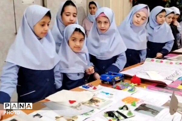 نمایشگاه طرح جابر در دبستان شهید مجید مجیدی ناحیه دو شهرری 