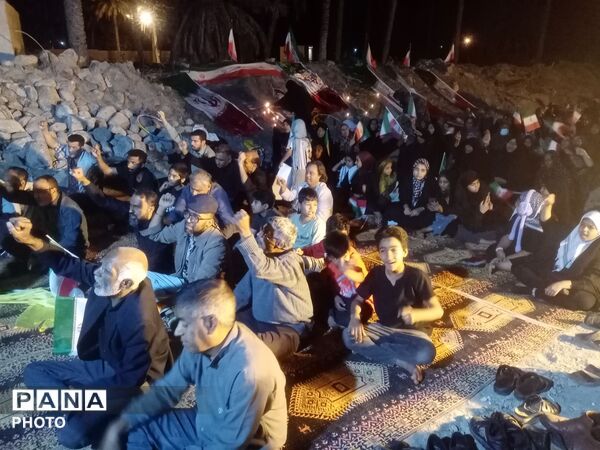 گرامیداشت شهدای دختر مدرسه شجره طیبه میناب