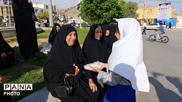 حضور پرشورو حماسی  جان فدایان در شهرستان پلدختر 