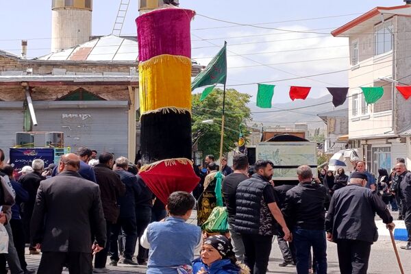 آیین عزاداری عاشورای حسینی در خوجین شهرستان خلخال