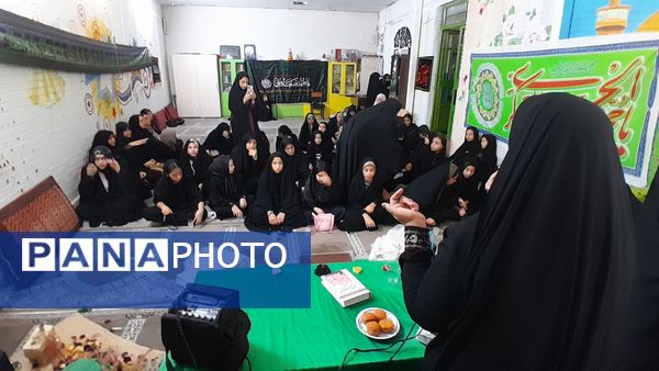 عزاداری دختران احلی من العسل به مناسبت شهادت حضرت رقیه(س)