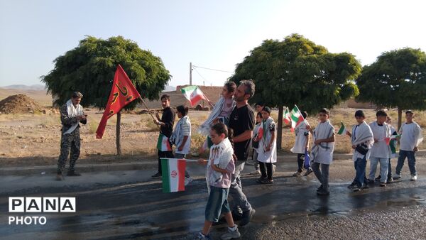 شورِ ارادت؛ رباط مراد در قاب تشییع نمادین رهبر شهید انقلاب