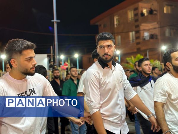 مراسم عزاداری شب تاسوعای حسینی در آمل