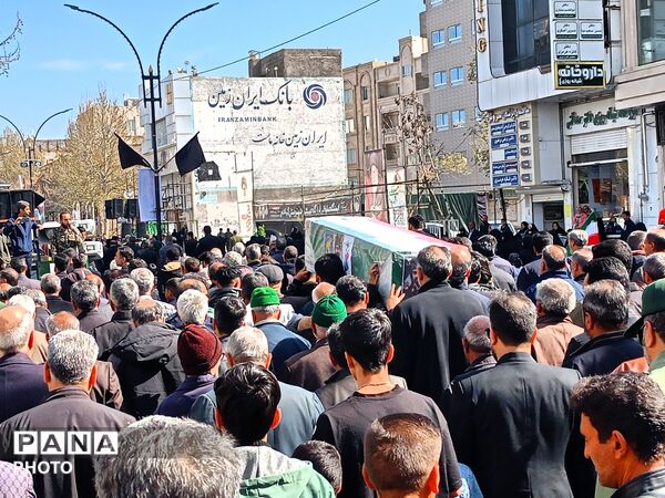 تشیع پیکر مطهر سردار شهید غلامرضا محمد زاده