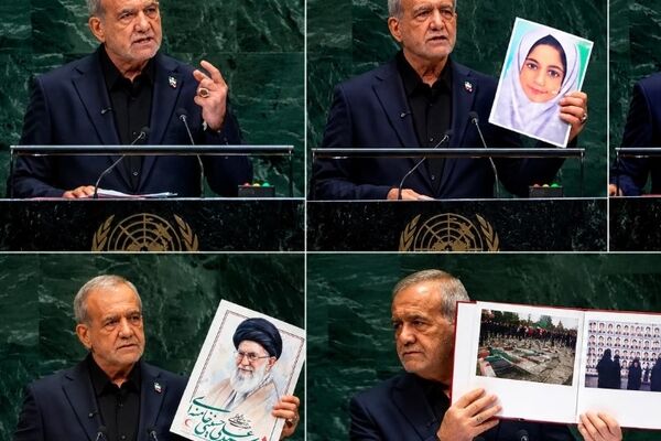 ‌دیپلماسی «صریح» رئیس‌جمهور پزشکیان؛ طنین صدای اقتدار ایران در قلب نیویورک: «ما اهل تسلیم نیستیم»