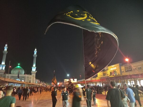 عزاداری هیات بنت الحسین (ع) در حرم بانوی کرامت 