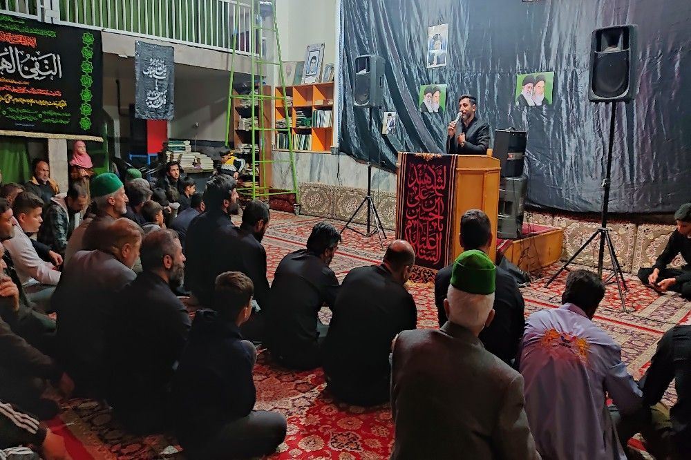 مراسم شهادت قائد امت در شهر بار نیشابور