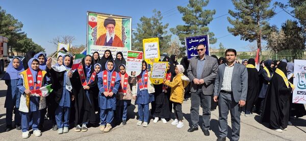 راهپیمایی روز قدس در شهرستان رشتخوار