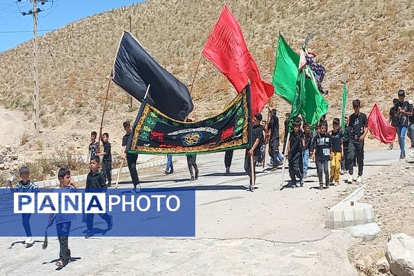 مراسم گرامیداشت تاسوعای حسینی در روستای گزکوه 