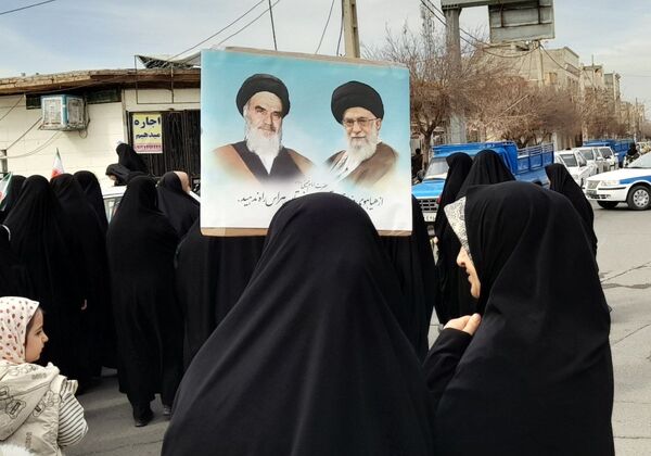 راهپیمایی مردم جعفرآباد قم در جشن سالگرد پیروزی انقلاب