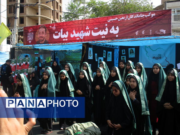 برگزاری مراسم جاماندگان اربعین حسینی در امامزاده حسن (ع) کرج 