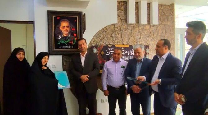 دیدار با خانواده شهید علیرضا قاسمی 