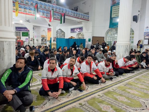 مراسم گرامیداشت شهادت سید حسن نصرالله در مسجد جامع آشخانه 