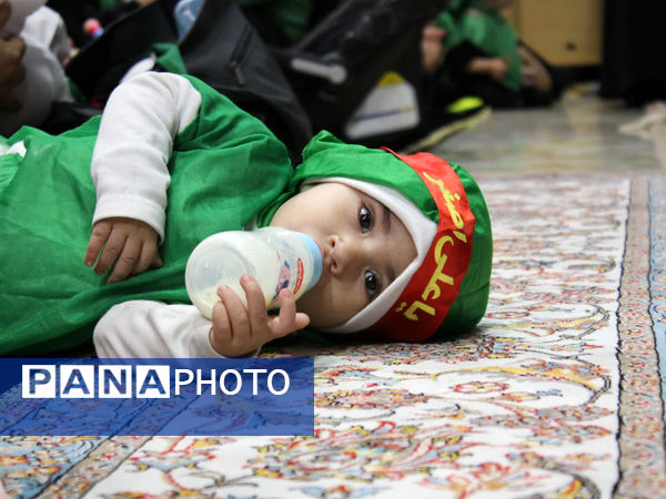 گهواره‌های عاشورایی و لالایی مادران همنوا با کودکان شهید