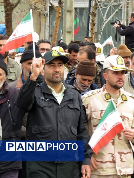 حضور پرشور مردم غلامان در راهپیمایی ۲۲ بهمن