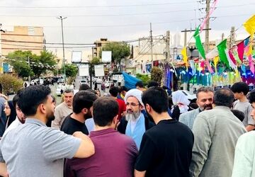راهپیمایی عید غدیر امسال با حضور گسترده و پرشور مردم ولایتمدار فردیس