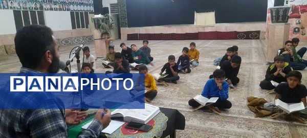 جلسه قرآنی و آموزش تخصصی قرائت قرآن کریم شهدای فدافن