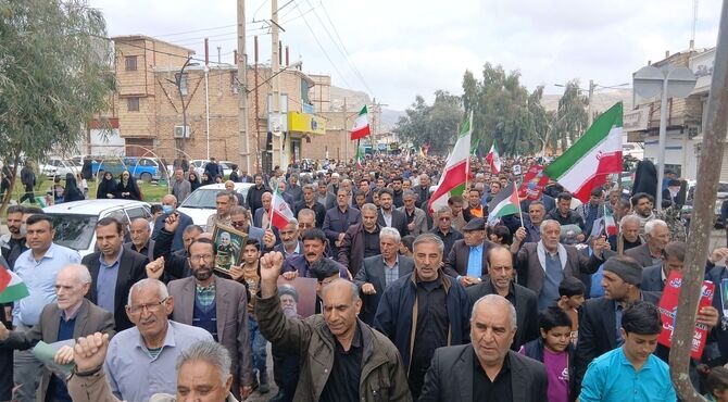 حضور پرشور و کم سابقه مردم بجنورد در راهپیمایی روز قدس