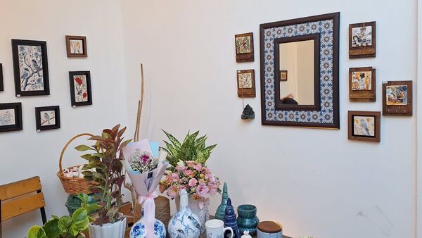 برگزاری نمایشگاه صنایع دستی دختران ساوجی در عمارت صالحی