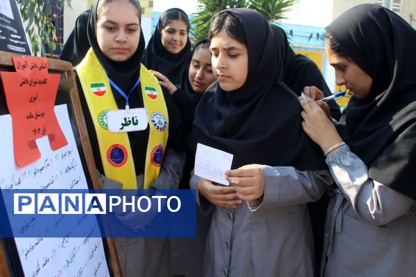 انتخابات شورای دانش‌آموزی در دبیرستان مائده گلوگاه