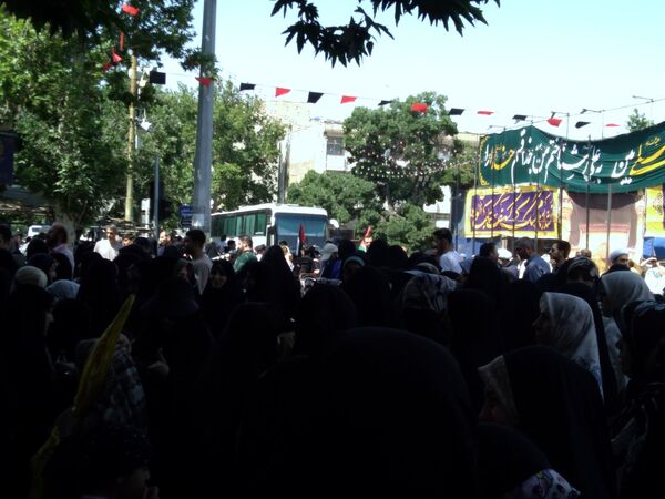 راهپیمایی مردم قزوین در جمعه خشم ونصر 