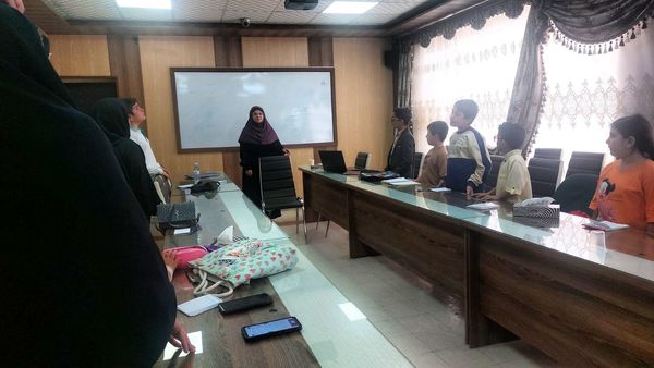 جلسه اول دوره بازیگری صدا در خبرگزاری پانا آذربایجان شرقی