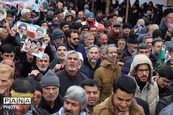 بدرقه پیکر شهید نخبه «محمد رضا فتحی» در کبودرآهنگ 