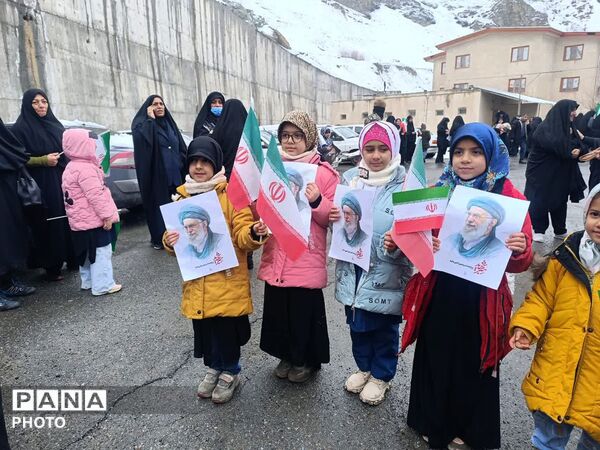 حضور پرشور  اهالی بخش آسارا کرج در راهپیمایی روز جهانی قدس