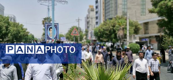 راهپیمایی خشم و نصر در بندرعباس