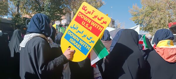 صدای وحدت دانش‌آموزان فارسان در روز ۱۳ آبان 