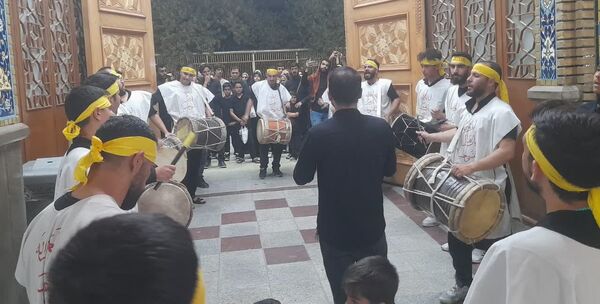 حرم حضرت معصومه(س) در شب شهادت برادر