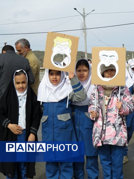حضور پرشور مردم غلامان در راهپیمایی ۲۲ بهمن