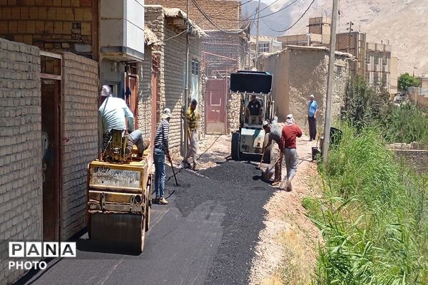 آسفالت معابر شهر بار