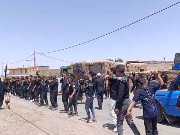 عزاداری سیدالشهدا در روستا نوری 