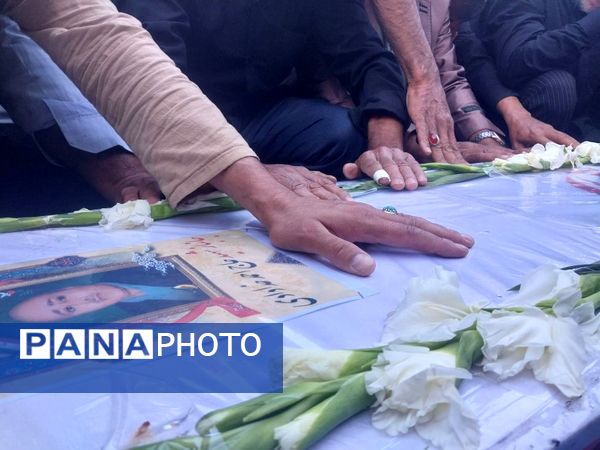 تشییع و خاکسپاری پیکر مطهر جانباز حاج احمد خدادادی در کاشمر 