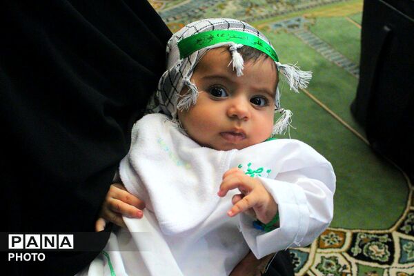 مراسم شیرخوارگان حسینی در منطقه پردیس