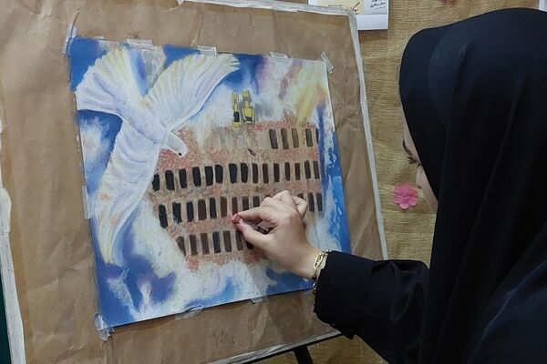 وقتی خبر در قاب نقاشی جان می‌گیرد