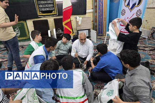 برگزاری پیش اردوی ملی دانش آموزان پیشتاز ناحیه دو شهرری 