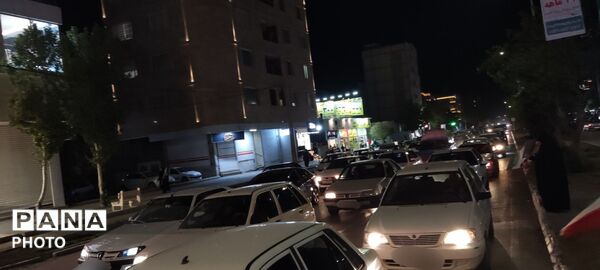  شکوه و اقتدار رژه خودرویی در حسینیه فضل 