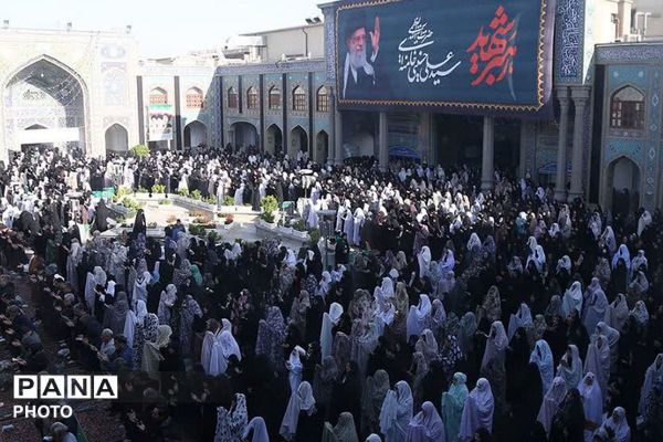 برپایی نماز عید سعید فطر در حرم حضرت عبدالعظیم حسنی (ع)